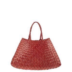 Dragon Women Santa Croce Small - Woven Leather Bag